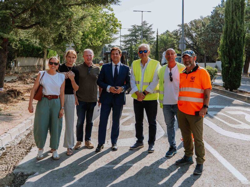 El Ayuntamiento de Las Rozas inicia las obras para mejorar la accesibilidad en la Avenida de Atenas