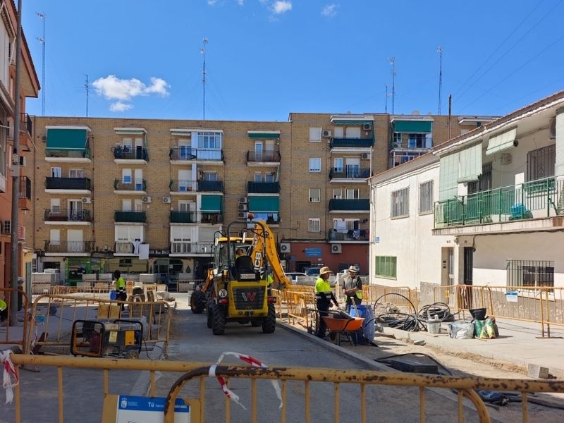 Fuenlabrada invierte 576.000 euros en la reurbanización de la calle de los Mártires