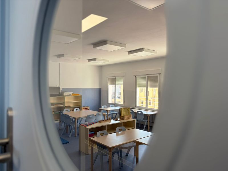 Arganda finaliza la rehabilitación integral del nuevo pabellón del colegio Carretas